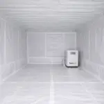 Crawl space encapsulation with vapor barrier installed in Kalispell Montana home
